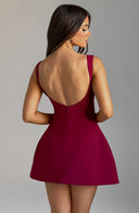 Chic Backless Mini Dress for Effortless Style