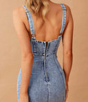 Chic Allure Denim Dress for Effortless Style