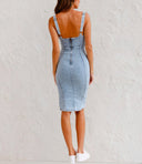 Chic Allure Denim Dress for Effortless Style