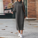 Chic Long-Sleeve Knit Dress for Every Occasion
