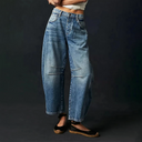 Chic Women's Relaxed Denim Trousers