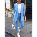 Chic Women's Long Blazer for Every Occasion