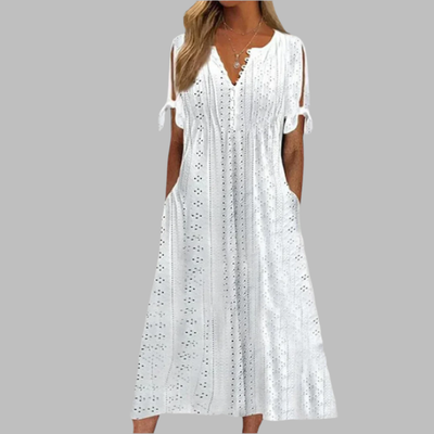 Chic Boho Midi Dress for Summer