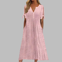 Chic Boho Midi Dress for Summer