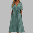 Chic Boho Midi Dress for Summer