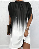 Chic Women's Batwing Sleeve Dress