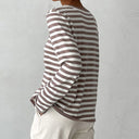 Chic Striped T-Shirt in Stylish Fabric