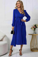 Chic Women's Pleated Dress for Any Occasion