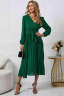 Chic Women's Pleated Dress for Any Occasion