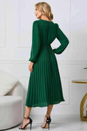Chic Women's Pleated Dress for Any Occasion