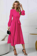 Chic Women's Pleated Dress for Any Occasion