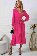 Chic Women's Pleated Dress for Any Occasion