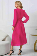 Chic Women's Pleated Dress for Any Occasion