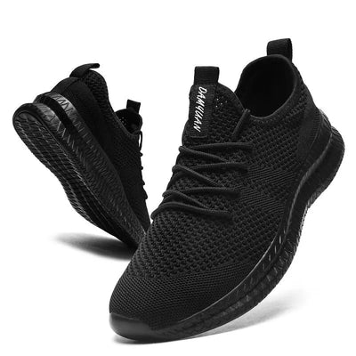 Orthopedic Black Sneakers for All-Day Wear