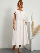Chic Round Neck Dress for Women