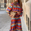 Vibrant Printed Midi Dress for Every Occasion