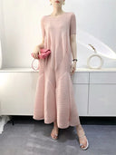 Miyake Bubble Summer Dress - Chic and Stylish