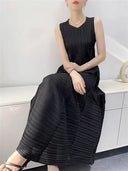 Miyake Bubble Summer Dress - Chic and Stylish
