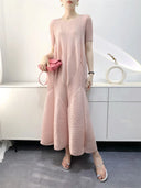 Miyake Bubble Summer Dress - Chic and Stylish