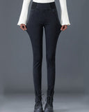 Women's High Waist Thermal Fleece Leggings for Winter