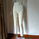 High-Waist Pants with Belt and Pockets for Effortless Style