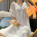 Charming Summer Floral Lace Nightwear