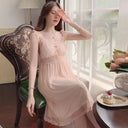Charming Summer Floral Lace Nightwear