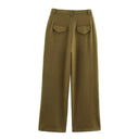 Chic High-Waist Palazzo Pants with Pleats