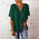 Chic Women’s Sheer Chiffon Blouse