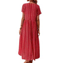 Floral Maxi Dress with Relaxed Waistline