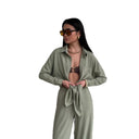 Chic Oversized Blouse for Women with Pockets