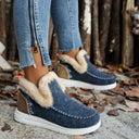 Women's Fleece Slippers with Cozy Lining and Non-Slip Sole