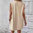 Chic Women's T-Shirt Dress with Pockets