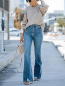 High-Waisted Flared Jeans for Women