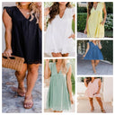 Romantic Ruffle Midi Dress for Women
