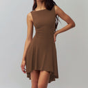 Asymmetrical Hem Body-Con Dress for Women