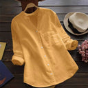 Chic Women's Blouse with Button Placket