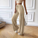 Chic Palazzo Pants with Drawstring Waist
