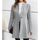 Chic Women's Slim-Fit Striped Blazer