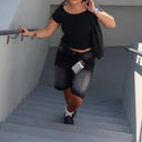 Mid-Rise Women's Denim Shorts for Everyday Wear