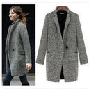 Classic Houndstooth Double-Breasted Blazer for Women