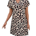 Modern Leopard Print Dress for Women
