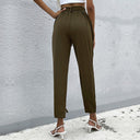 Stylish Women's Culotte Pants with Bow and Tie Belt