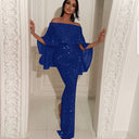 Chic Off-Shoulder Evening Dress for Women