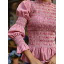 Ruffle Detail Blouse with Smock Design for Women