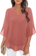 Flared Sleeve Women's Airy Blouse
