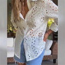 Chic Cut-Out Blouse for Women