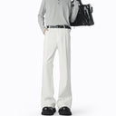 Chic Wide-Leg Leisure Pants with Pleats