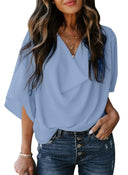Chic Boat Neck Women's Blouse