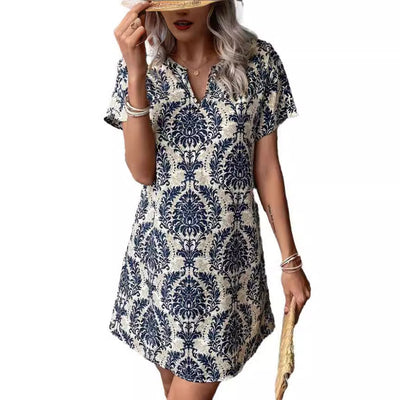 Floral V-Neck Women's Dress for Every Occasion